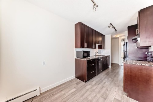 302-4455A Greenview Drive Ne, Calgary, AB - Indoor Photo Showing Kitchen