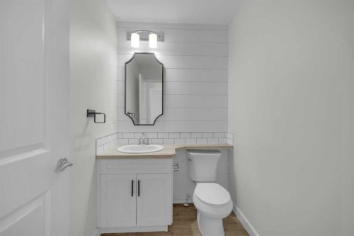 85 Reynolds Road, Sylvan Lake, AB - Indoor Photo Showing Bathroom