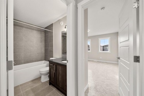 122 Sora Gardens Se, Calgary, AB - Indoor Photo Showing Bathroom
