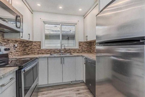 39 Bermuda Drive, Calgary, AB - Indoor Photo Showing Kitchen With Double Sink With Upgraded Kitchen
