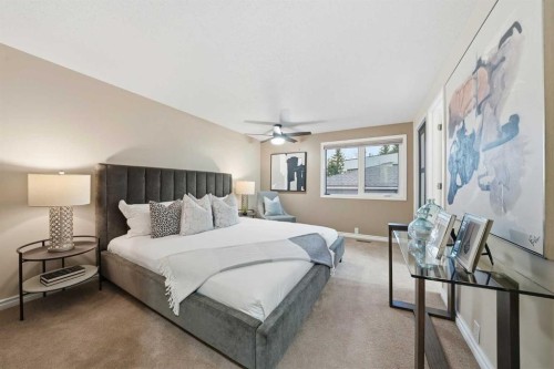 471 Dalmeny Hill Nw, Calgary, AB - Indoor Photo Showing Bedroom
