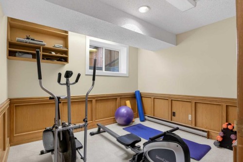 1480 Berkley Drive Nw, Calgary, AB - Indoor Photo Showing Gym Room