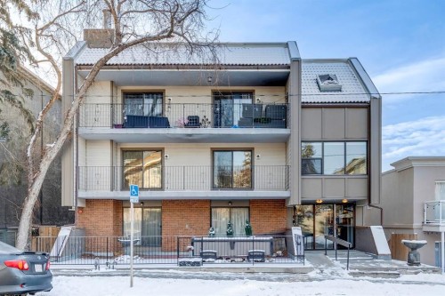 6-1607 26 Avenue Sw, Calgary, AB - Outdoor With Balcony