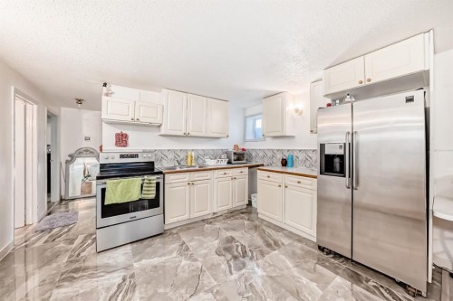 19 Malvern Place Ne, Calgary, AB - Indoor Photo Showing Kitchen With Upgraded Kitchen