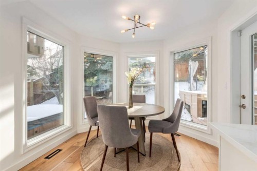 113 Straddock Terrace Sw, Calgary, AB - Indoor Photo Showing Dining Room