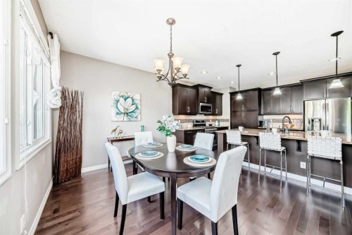 77 Chaparral Valley Grove Se, Calgary, AB - Indoor Photo Showing Dining Room