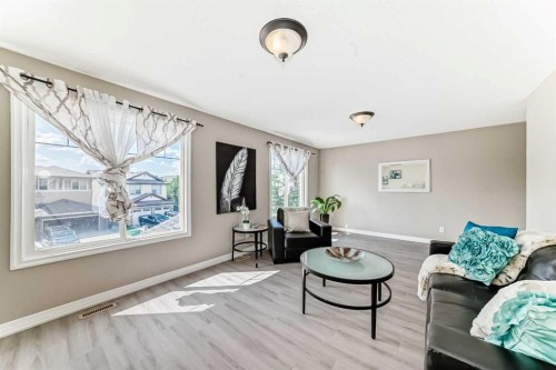 77 Chaparral Valley Grove Se, Calgary, AB - Indoor Photo Showing Living Room