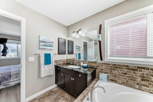 77 Chaparral Valley Grove Se, Calgary, AB - Indoor Photo Showing Bathroom