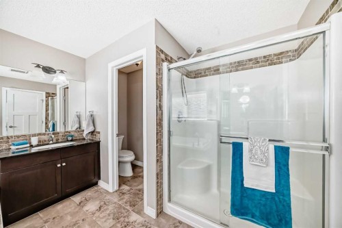 77 Chaparral Valley Grove Se, Calgary, AB - Indoor Photo Showing Bathroom
