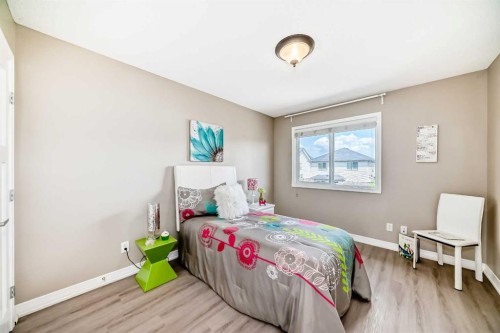77 Chaparral Valley Grove Se, Calgary, AB - Indoor Photo Showing Bedroom