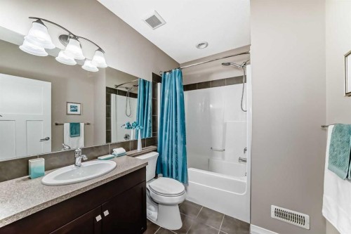 77 Chaparral Valley Grove Se, Calgary, AB - Indoor Photo Showing Bathroom