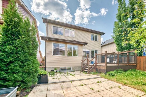 77 Chaparral Valley Grove Se, Calgary, AB - Outdoor With Deck Patio Veranda With Exterior