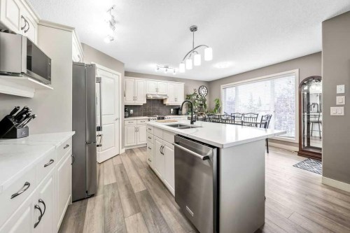 20 Sherwood Rise Nw, Calgary, AB - Indoor Photo Showing Kitchen With Double Sink With Upgraded Kitchen
