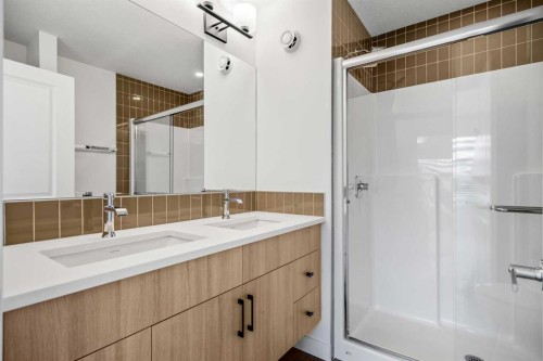 202-550 Seton Circle Se, Calgary, AB - Indoor Photo Showing Bathroom
