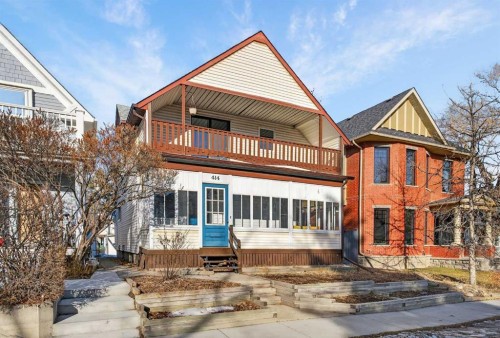 414 12 Avenue Nw, Calgary, AB - Outdoor With Balcony
