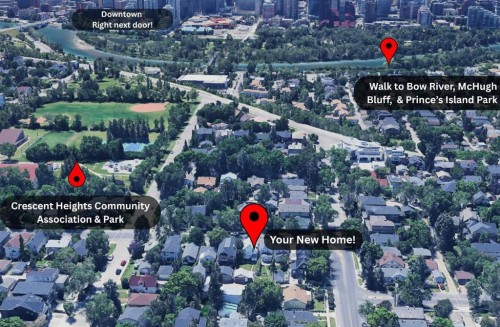 414 12 Avenue Nw, Calgary, AB -  With View