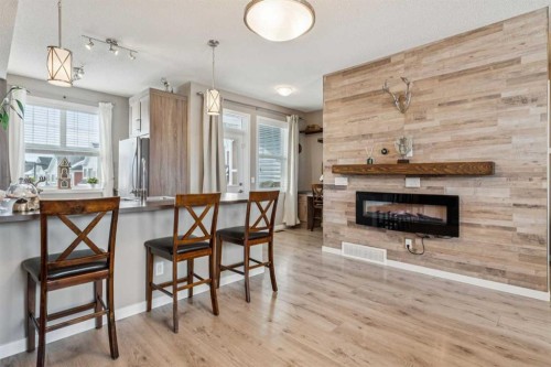 61 Nolancrest Gate Nw, Calgary, AB - Indoor With Fireplace