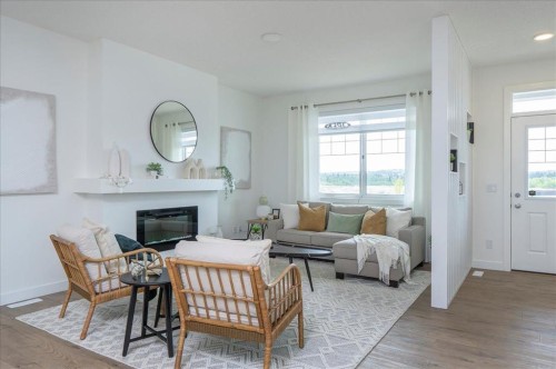 540 Legacy Circle Se, Calgary, AB - Indoor Photo Showing Living Room