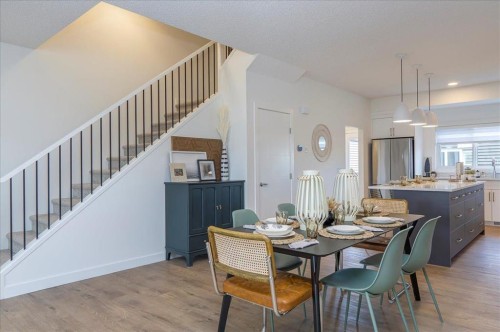 540 Legacy Circle Se, Calgary, AB - Indoor Photo Showing Dining Room