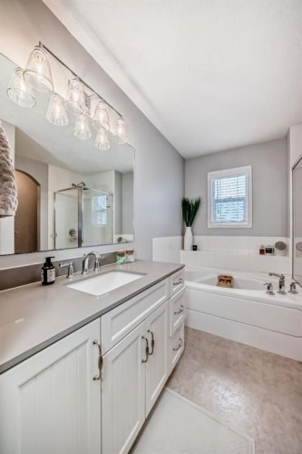 936 Copperfield Boulevard Se, Calgary, AB - Indoor Photo Showing Bathroom