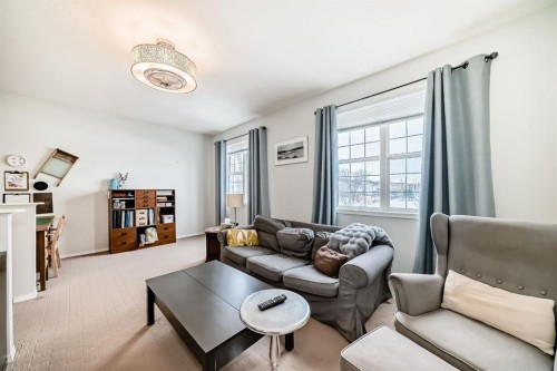 936 Copperfield Boulevard Se, Calgary, AB - Indoor Photo Showing Living Room
