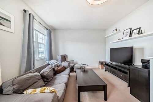 936 Copperfield Boulevard Se, Calgary, AB - Indoor Photo Showing Living Room