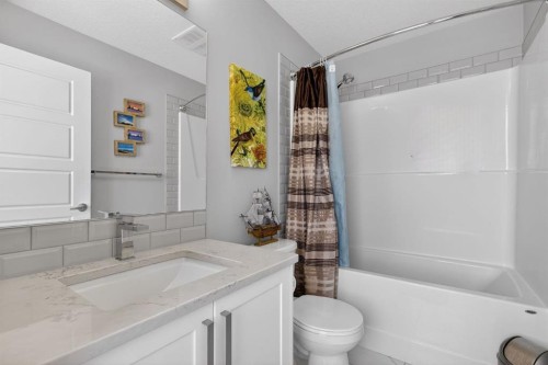 204-4150 Seton Drive Se, Calgary, AB - Indoor Photo Showing Bathroom