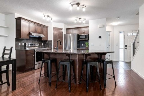 5 Cranford Place Se, Calgary, AB - Indoor Photo Showing Kitchen With Stainless Steel Kitchen With Upgraded Kitchen