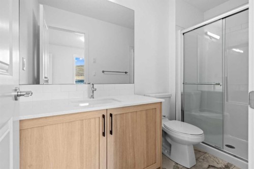 1007-25 Wildwoods Court Sw, Airdrie, AB - Indoor Photo Showing Bathroom