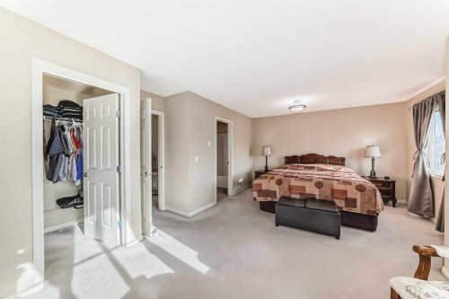 116 Hidden Creek Rise Nw, Calgary, AB - Indoor Photo Showing Bedroom