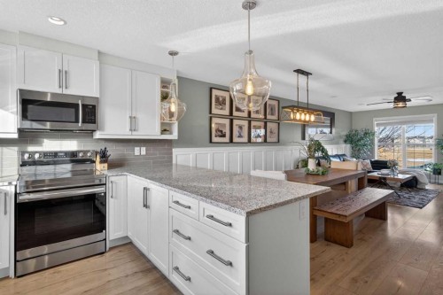 317 Legacy Boulevard Se, Calgary, AB - Indoor Photo Showing Kitchen With Upgraded Kitchen