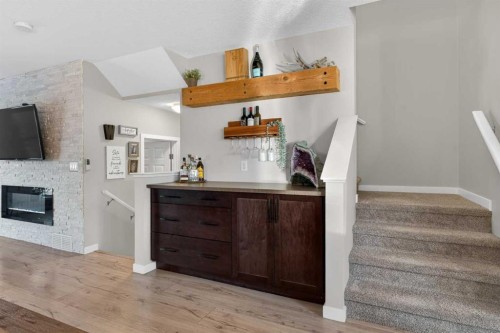 317 Legacy Boulevard Se, Calgary, AB - Indoor With Fireplace