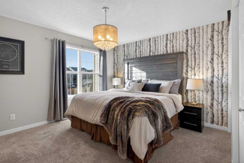 317 Legacy Boulevard Se, Calgary, AB - Indoor Photo Showing Bedroom