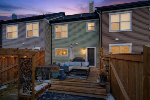 317 Legacy Boulevard Se, Calgary, AB - Outdoor With Deck Patio Veranda With Exterior