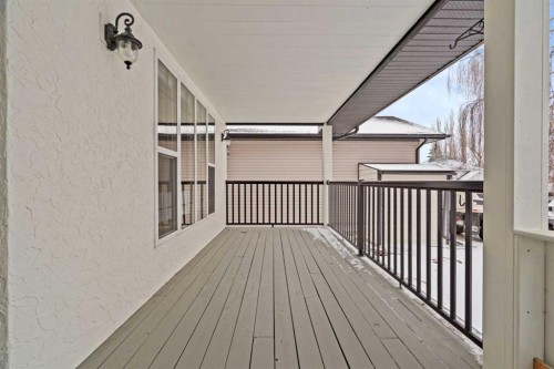 140 Allen Crescent, Vulcan, AB - Outdoor With Deck Patio Veranda With Exterior