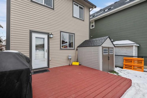75 Williamstown Landing Nw, Airdrie, AB - Outdoor With Deck Patio Veranda With Exterior