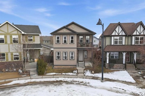 65 Elgin Meadows Circle Se, Calgary, AB - Outdoor With Facade