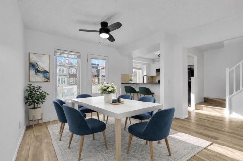 169 Windstone Park Sw, Airdrie, AB - Indoor Photo Showing Dining Room