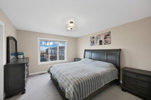 93 Saddlestone Place Ne, Calgary, AB - Indoor Photo Showing Bedroom