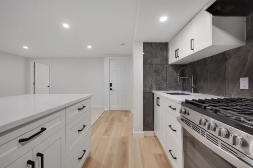 308 Doverview Crescent Se, Calgary, AB - Indoor Photo Showing Kitchen With Upgraded Kitchen