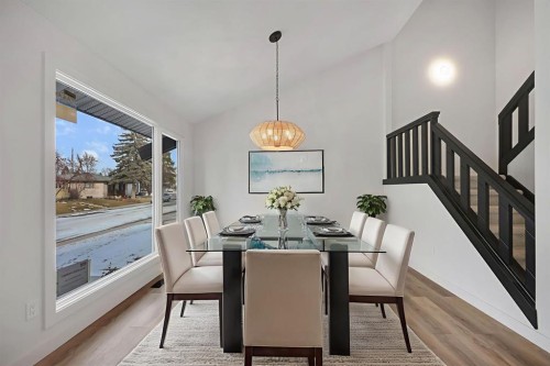 308 Doverview Crescent Se, Calgary, AB - Indoor Photo Showing Dining Room