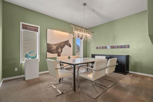 153 Crestridge Way Sw, Calgary, AB - Indoor Photo Showing Dining Room