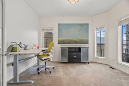 153 Crestridge Way Sw, Calgary, AB - Indoor Photo Showing Office