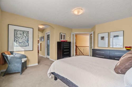 153 Crestridge Way Sw, Calgary, AB - Indoor Photo Showing Bedroom