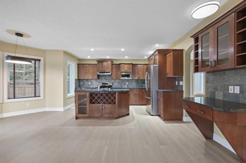 5619 Coach Hill Road Sw, Calgary, AB - Indoor Photo Showing Kitchen With Stainless Steel Kitchen
