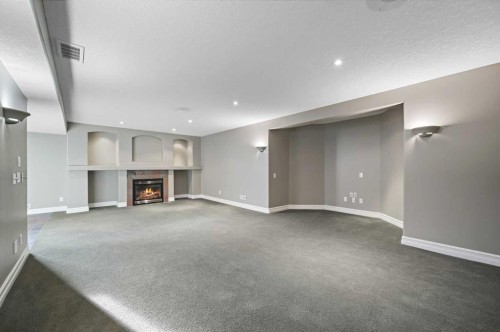 5619 Coach Hill Road Sw, Calgary, AB - Indoor With Fireplace