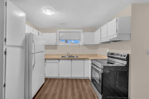 1527 52 Street Se, Calgary, AB - Indoor Photo Showing Kitchen With Double Sink