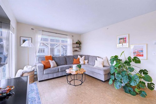 4408-155 Skyview Ranch Way Ne, Calgary, AB - Indoor Photo Showing Living Room