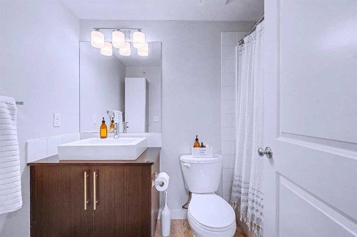 4408-155 Skyview Ranch Way Ne, Calgary, AB - Indoor Photo Showing Bathroom