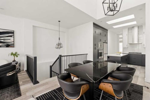 103 Haskayne Drive Nw, Calgary, AB - Indoor Photo Showing Dining Room
